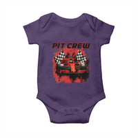Racing Car Checkered Flag Baby Onesie Pit Crew Race Car - Wonder Print Shop