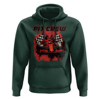 Racing Car Checkered Flag Hoodie Pit Crew Race Car - Wonder Print Shop