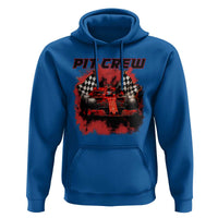 Racing Car Checkered Flag Hoodie Pit Crew Race Car - Wonder Print Shop