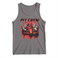 Racing Car Checkered Flag Tank Top Pit Crew Race Car - Wonder Print Shop