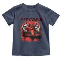 Racing Car Checkered Flag Toddler T Shirt Pit Crew Race Car - Wonder Print Shop