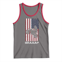 Dirt Bike Tank Top Braaap American Flag Motocross - Wonder Print Shop