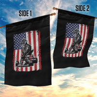 Patriotic Racing Car American Flag Race Garden Flag - Wonder Print Shop