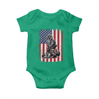 Patriotic Racing Car American Flag Race Baby Onesie - Wonder Print Shop