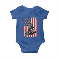 Patriotic Racing Car American Flag Race Baby Onesie - Wonder Print Shop