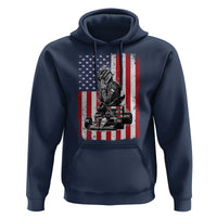 Patriotic Racing Car American Flag Race Hoodie - Wonder Print Shop