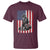 Patriotic Racing Car American Flag Race T Shirt - Wonder Print Shop