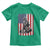 Patriotic Racing Car American Flag Race Toddler T Shirt - Wonder Print Shop