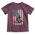 Patriotic Racing Car American Flag Race Toddler T Shirt - Wonder Print Shop
