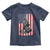 Patriotic Racing Car American Flag Race Toddler T Shirt - Wonder Print Shop