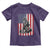 Patriotic Racing Car American Flag Race Toddler T Shirt - Wonder Print Shop