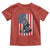 Patriotic Racing Car American Flag Race Toddler T Shirt - Wonder Print Shop