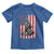 Patriotic Racing Car American Flag Race Toddler T Shirt - Wonder Print Shop