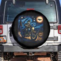 Dirt Bike Spare Tire Cover Van Gogh Starry Night Halloween Biker - Wonder Print Shop