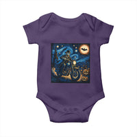 Dirt Bike Baby Onesie Van Gogh Starry Night Halloween Biker - Wonder Print Shop