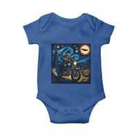 Dirt Bike Baby Onesie Van Gogh Starry Night Halloween Biker - Wonder Print Shop