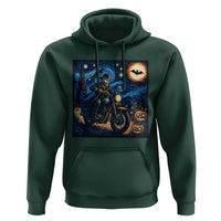 Dirt Bike Hoodie Van Gogh Starry Night Halloween Biker - Wonder Print Shop