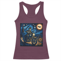 Dirt Bike Racerback Tank Top Van Gogh Starry Night Halloween Biker - Wonder Print Shop