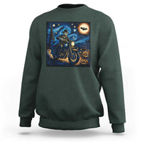Dirt Bike Sweatshirt Van Gogh Starry Night Halloween Biker - Wonder Print Shop