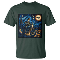 Dirt Bike T Shirt Van Gogh Starry Night Halloween Biker - Wonder Print Shop
