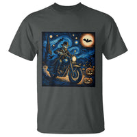 Dirt Bike T Shirt Van Gogh Starry Night Halloween Biker - Wonder Print Shop