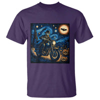 Dirt Bike T Shirt Van Gogh Starry Night Halloween Biker - Wonder Print Shop