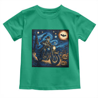 Dirt Bike Toddler T Shirt Van Gogh Starry Night Halloween Biker - Wonder Print Shop