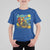Dirt Bike Motocross T Shirt For Kid Jesus Santa Christmas Starry Night - Wonder Print Shop