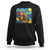 Dirt Bike Motocross Sweatshirt Jesus Santa Christmas Starry Night - Wonder Print Shop