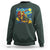 Dirt Bike Motocross Sweatshirt Jesus Santa Christmas Starry Night - Wonder Print Shop