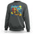 Dirt Bike Motocross Sweatshirt Jesus Santa Christmas Starry Night - Wonder Print Shop
