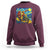 Dirt Bike Motocross Sweatshirt Jesus Santa Christmas Starry Night - Wonder Print Shop