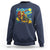 Dirt Bike Motocross Sweatshirt Jesus Santa Christmas Starry Night - Wonder Print Shop