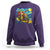Dirt Bike Motocross Sweatshirt Jesus Santa Christmas Starry Night - Wonder Print Shop