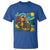 Dirt Bike Motocross T Shirt Jesus Santa Christmas Starry Night - Wonder Print Shop