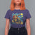 Dirt Bike Motocross T Shirt For Women Jesus Santa Christmas Starry Night - Wonder Print Shop