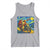 Dirt Bike Motocross Tank Top Jesus Santa Christmas Starry Night - Wonder Print Shop