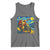 Dirt Bike Motocross Tank Top Jesus Santa Christmas Starry Night - Wonder Print Shop
