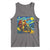Dirt Bike Motocross Tank Top Jesus Santa Christmas Starry Night - Wonder Print Shop