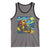 Dirt Bike Motocross Tank Top Jesus Santa Christmas Starry Night - Wonder Print Shop