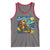 Dirt Bike Motocross Tank Top Jesus Santa Christmas Starry Night - Wonder Print Shop