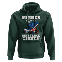 Sprint Car Racing Hoodie Summer Nights And Dirt Track Lights - Wonder Print Shop