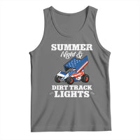 Sprint Car Racing Tank Top Summer Nights And Dirt Track Lights - Wonder Print Shop