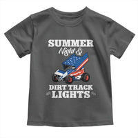 Sprint Car Racing Toddler T Shirt Summer Nights And Dirt Track Lights - Wonder Print Shop