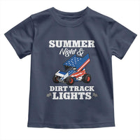 Sprint Car Racing Toddler T Shirt Summer Nights And Dirt Track Lights - Wonder Print Shop