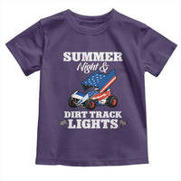Sprint Car Racing Toddler T Shirt Summer Nights And Dirt Track Lights - Wonder Print Shop