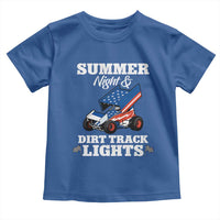 Sprint Car Racing Toddler T Shirt Summer Nights And Dirt Track Lights - Wonder Print Shop