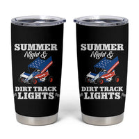Sprint Car Racing Tumbler Cup Summer Nights And Dirt Track Lights - Wonder Print Shop