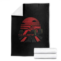 Racing Car Red Speed Motorsport Throw Blanket - Wonder Print Shop