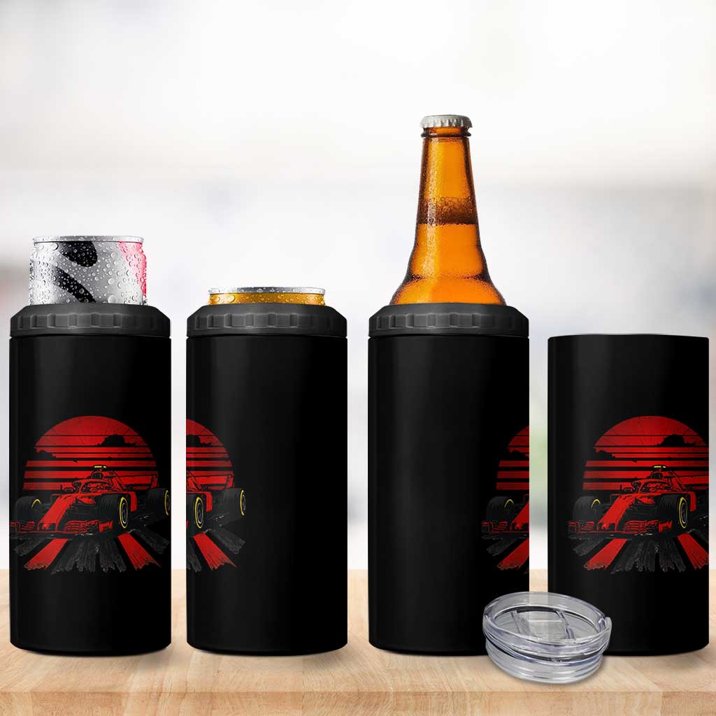Racing Car Red Speed Motorsport 4 in 1 Can Cooler Tumbler - Wonder Print Shop